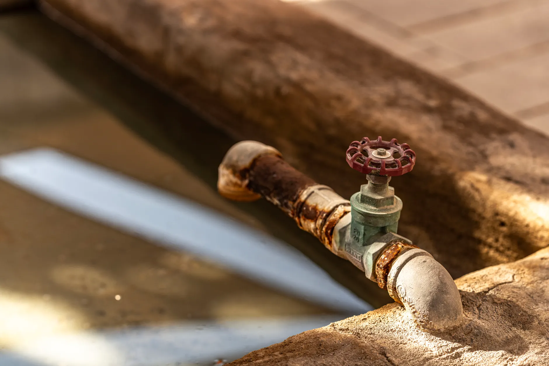 Slow Leaks Behind Boilers & Cylinders